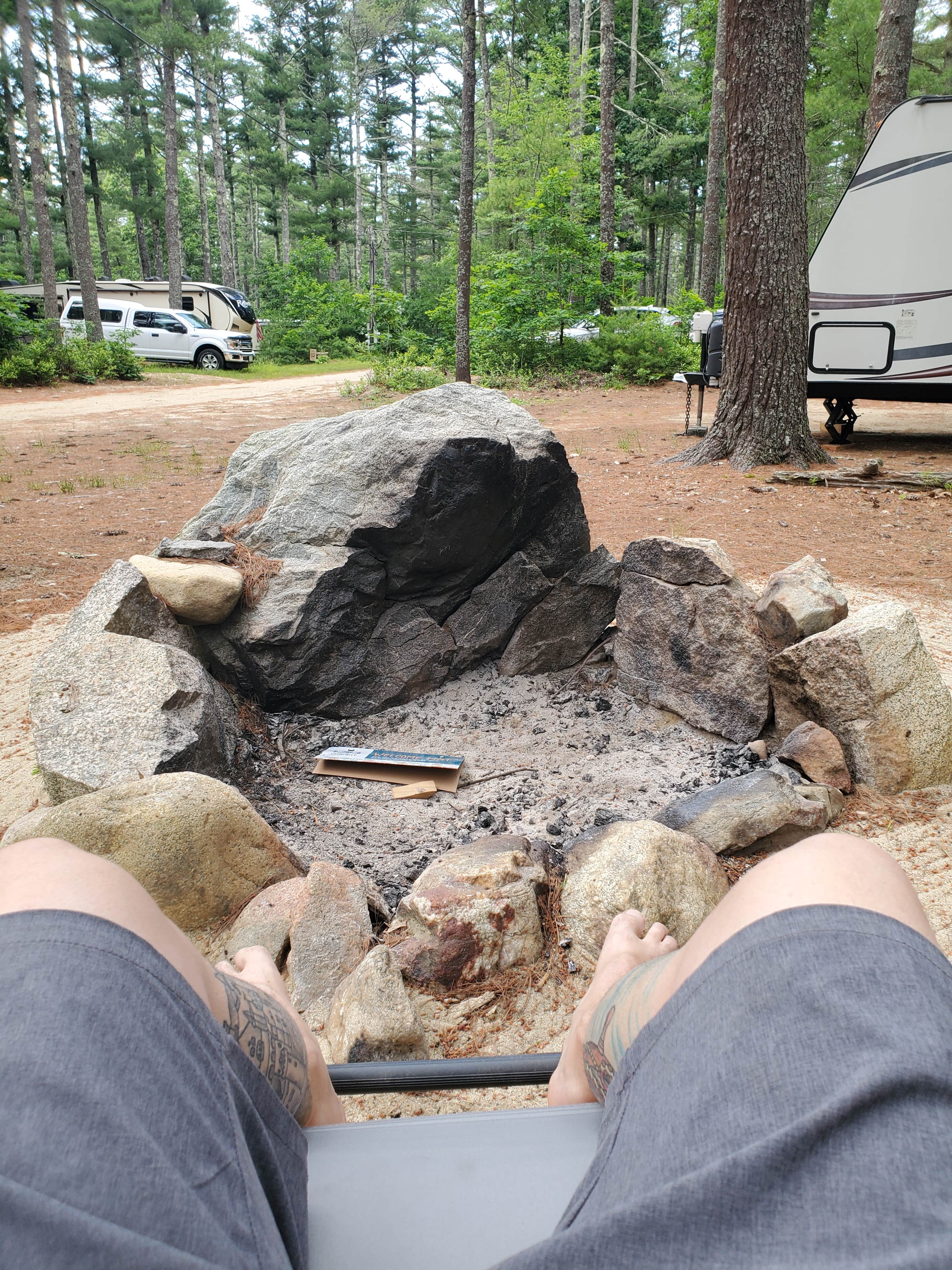 rich F.'s photo of rv camping at Pinewood Lodge Campground near Bridgewater, MA