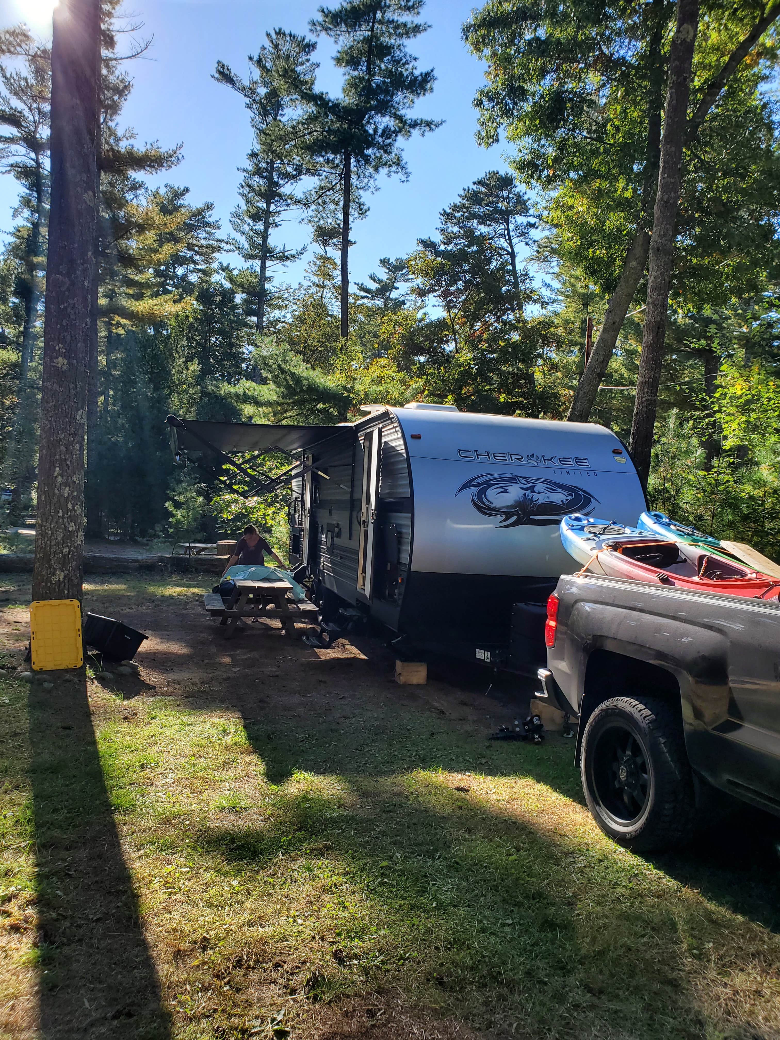 Camper-submitted photo at Pinewood Lodge Campground near Rockland, MA