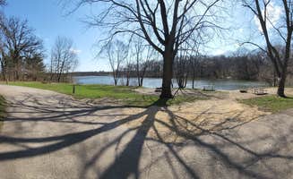 Samantha T.'s photo of camping with pets at Rock Cut State Park - Staghorn Campground in Illinois
