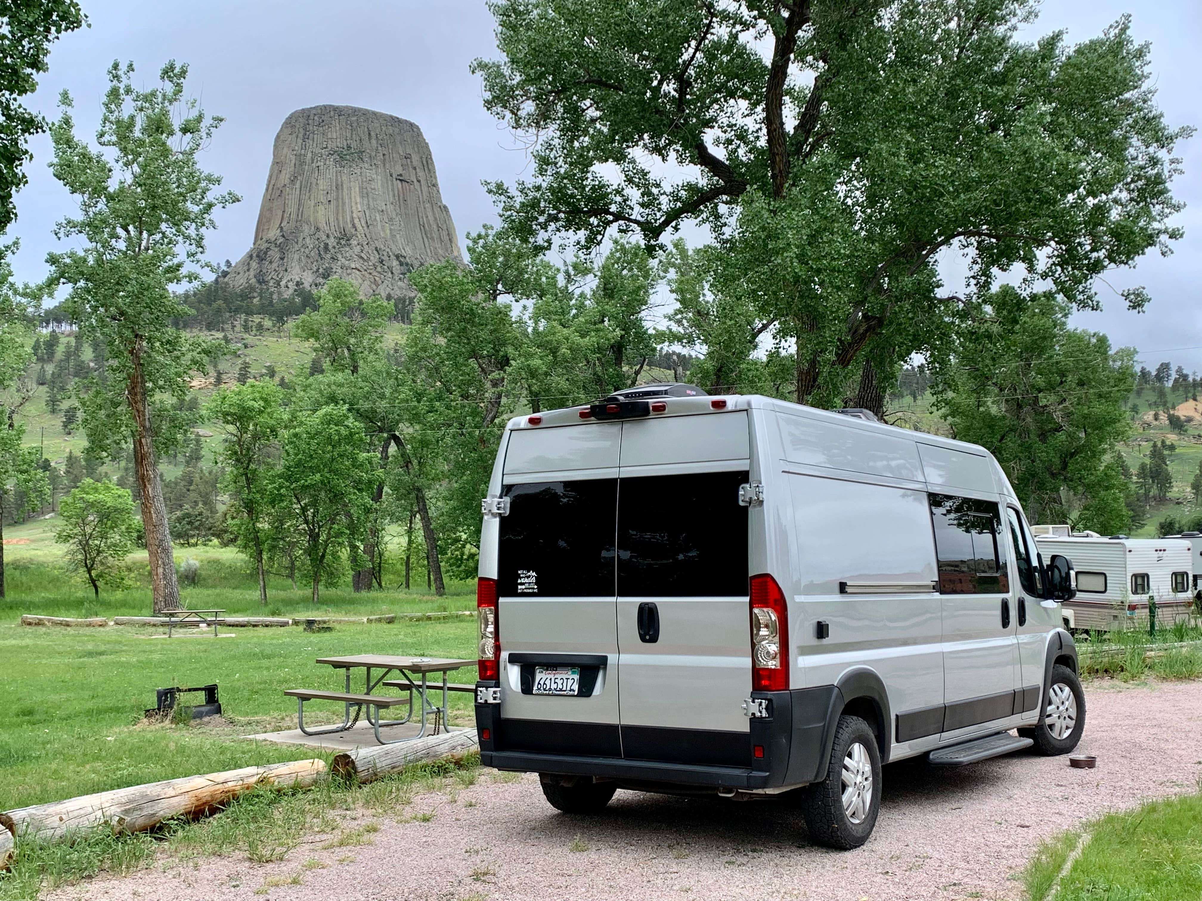 Fern's photo of rv camping at Belle Fourche Campground at Devils Tower — Devils Tower National Monument near Moorcroft, WY