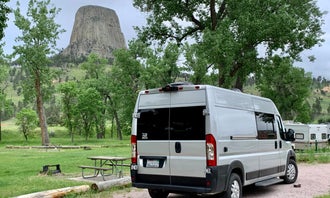 Belle Fourche Campground at Devils Tower
