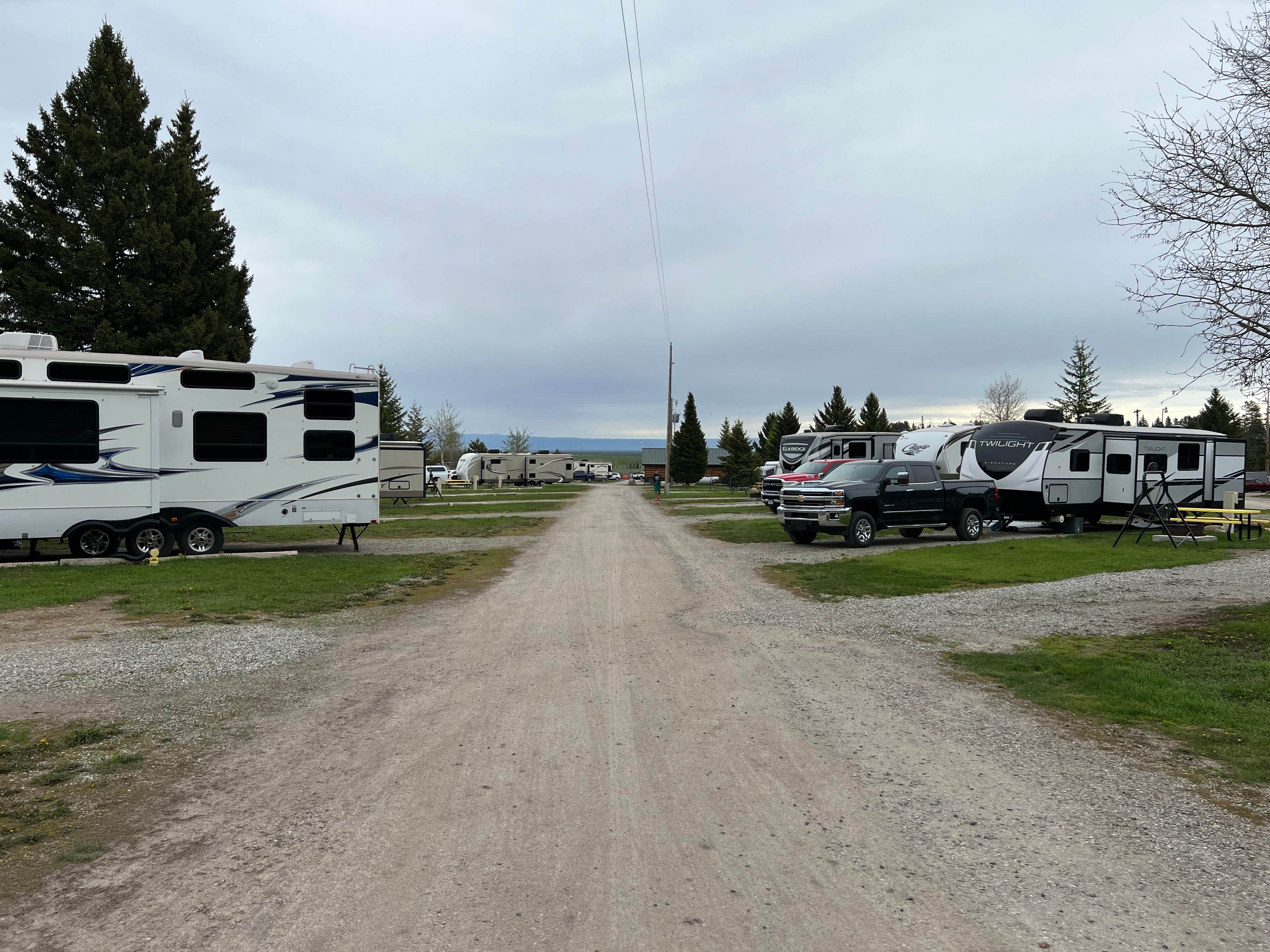Justin P.'s photo of rv camping at Yellowstone Park-Mountainside KOA near West Yellowstone, MT