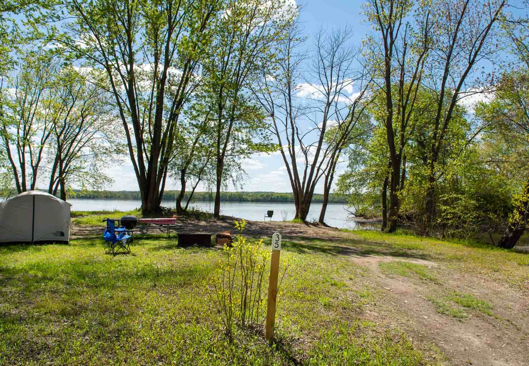 Camper-submitted photo at Spring Lake Campground near Savanna, IL