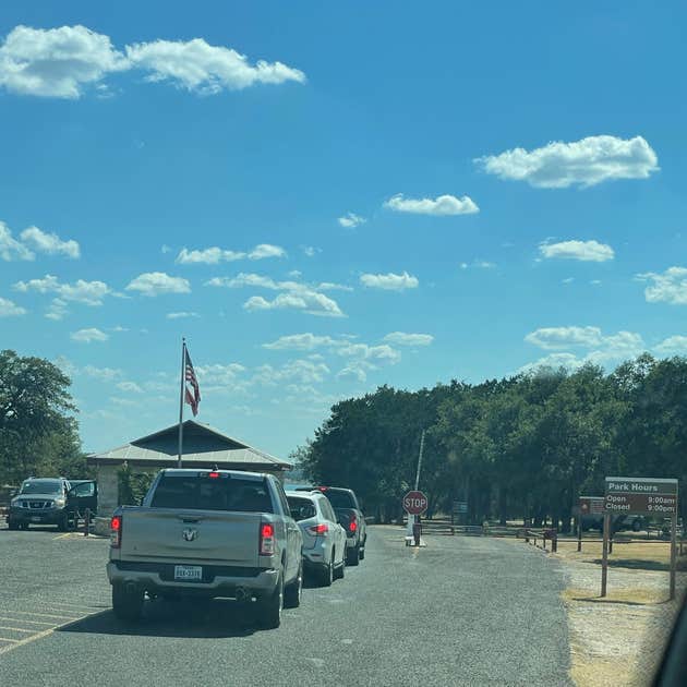 Potters Creek Park sites map Camping Canyon lake, TX