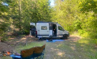 Camping near Crest Camp Trailhead Campground: Dispersed Camping above Panther Creek Falls, Carson, Washington