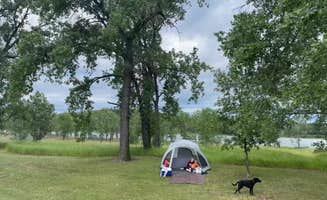 Krussell's photo of camping with pets at COE Lake Sakakawea Downstream Campground near Hazen, ND