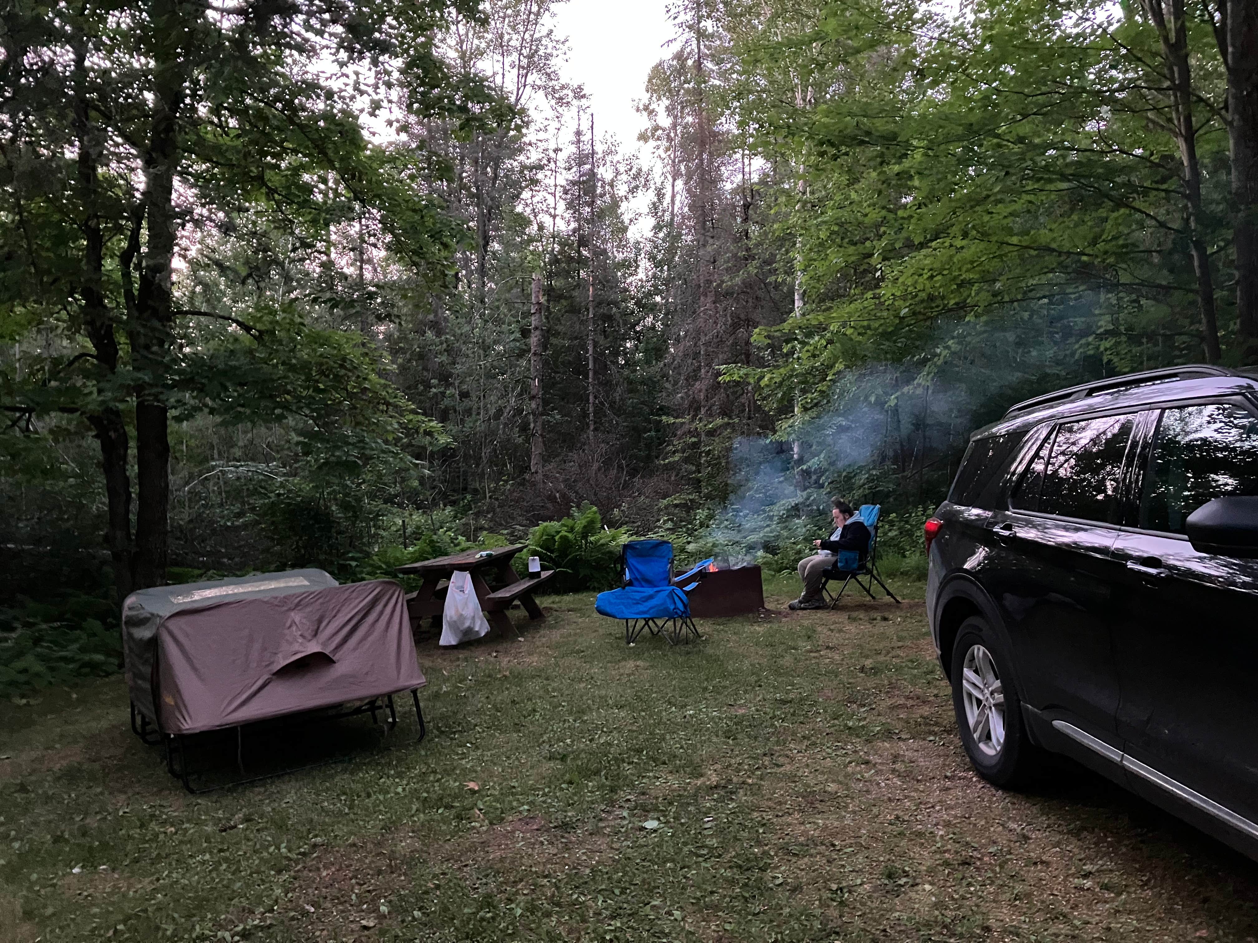 Camping near Silver Lake Resort: Genes Pond State Forest Campground, Norway, Michigan