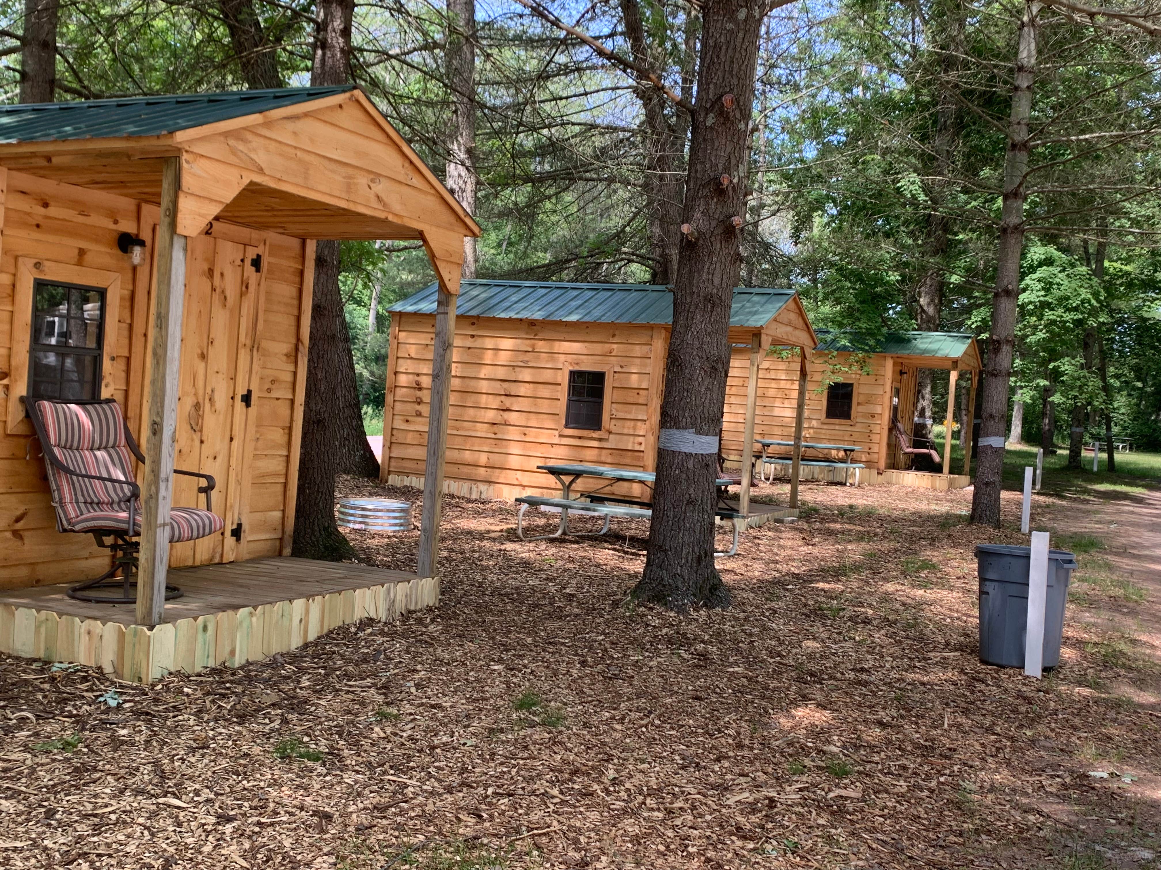 Mike B.'s photo of a cabin at Croton Dam Float Trips near Twin Lake, MI