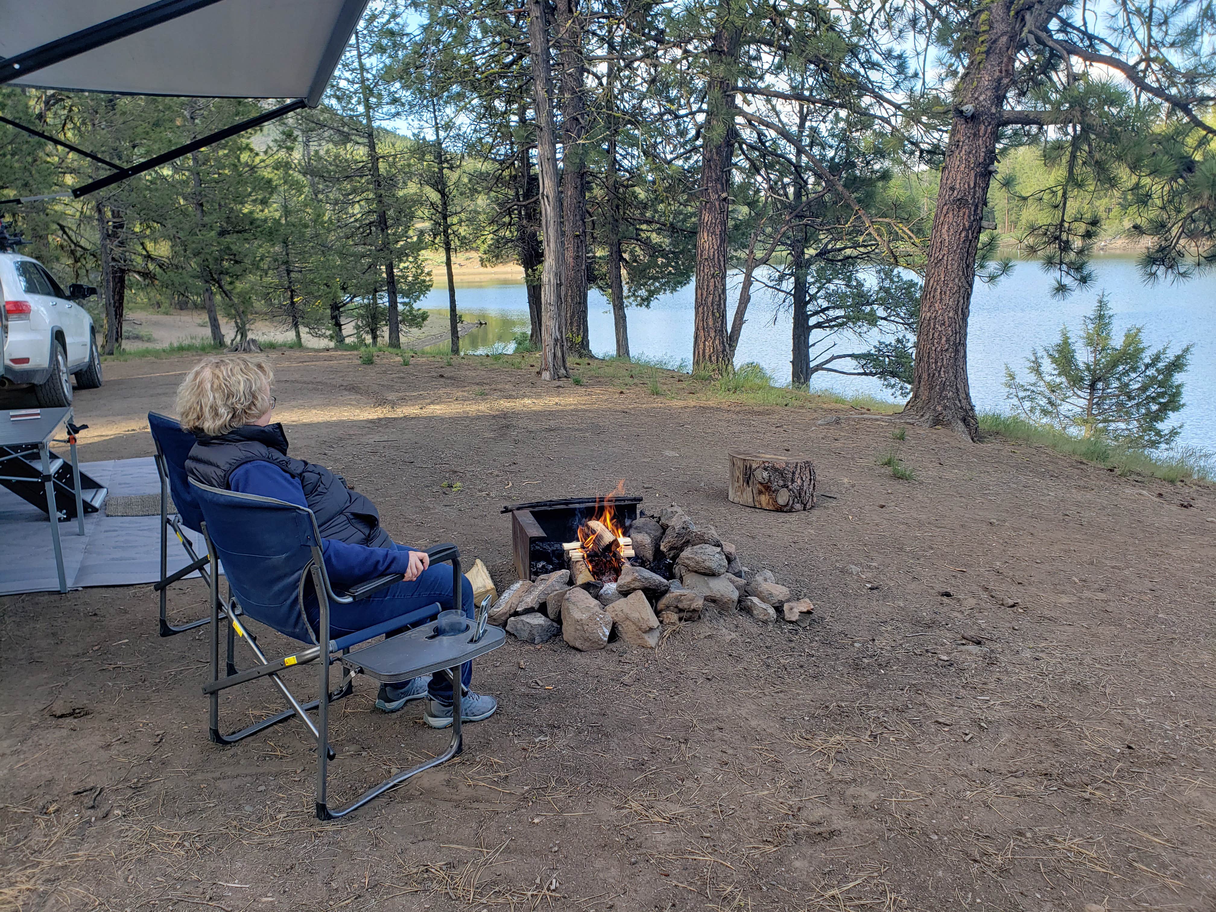James's photo of tent camping at Fremont National Forest Holbrook Reservoir Forest Camp near Klamath Falls, OR