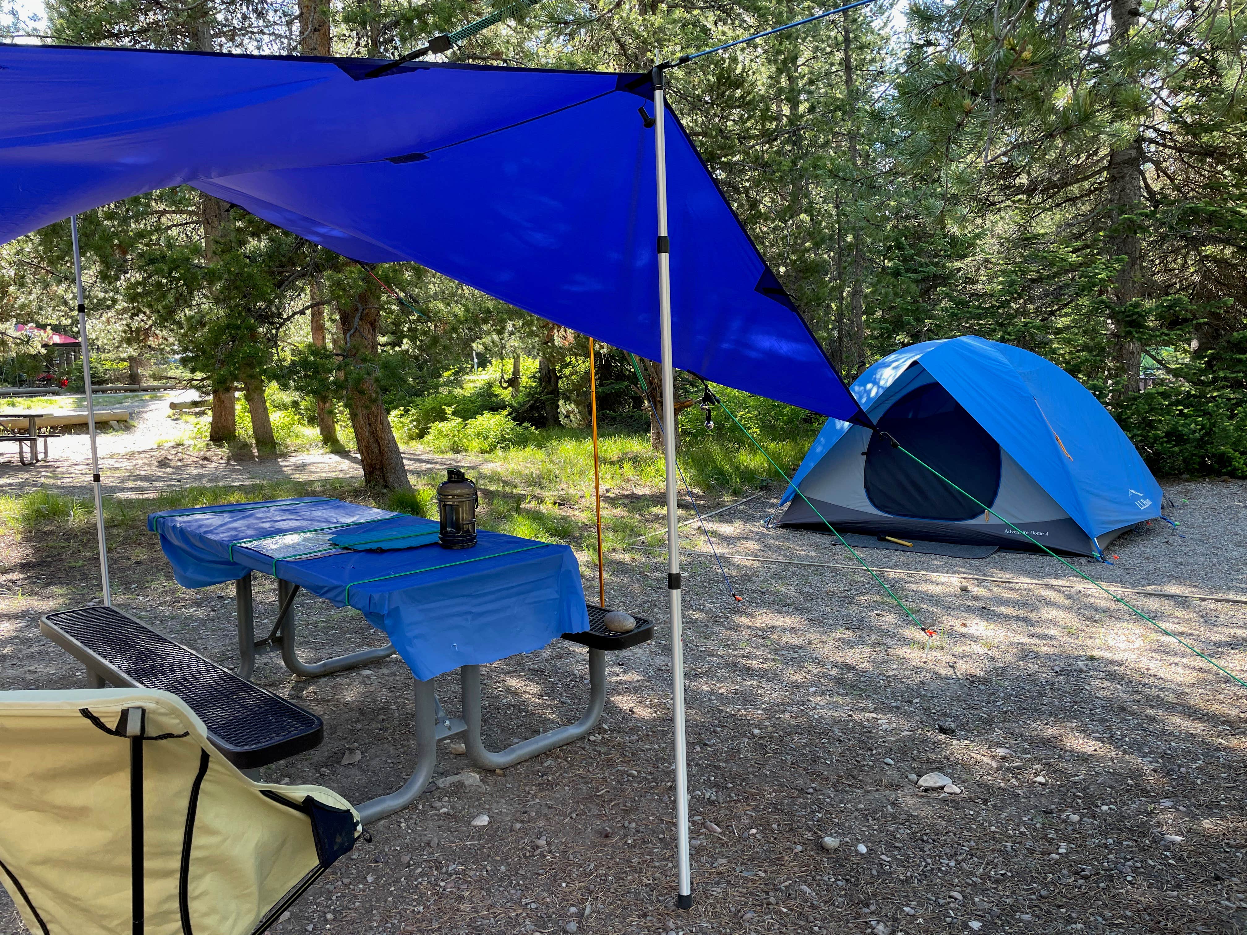 LoneCamper C.'s photo of tent camping at Colter Bay Tent Village at Colter Bay Village — Grand Teton National Park near Grand Teton National Park