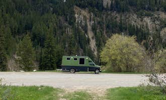 Camping near Fall Creek Road - Dispersed : Greys River Corridor, Alpine, Wyoming