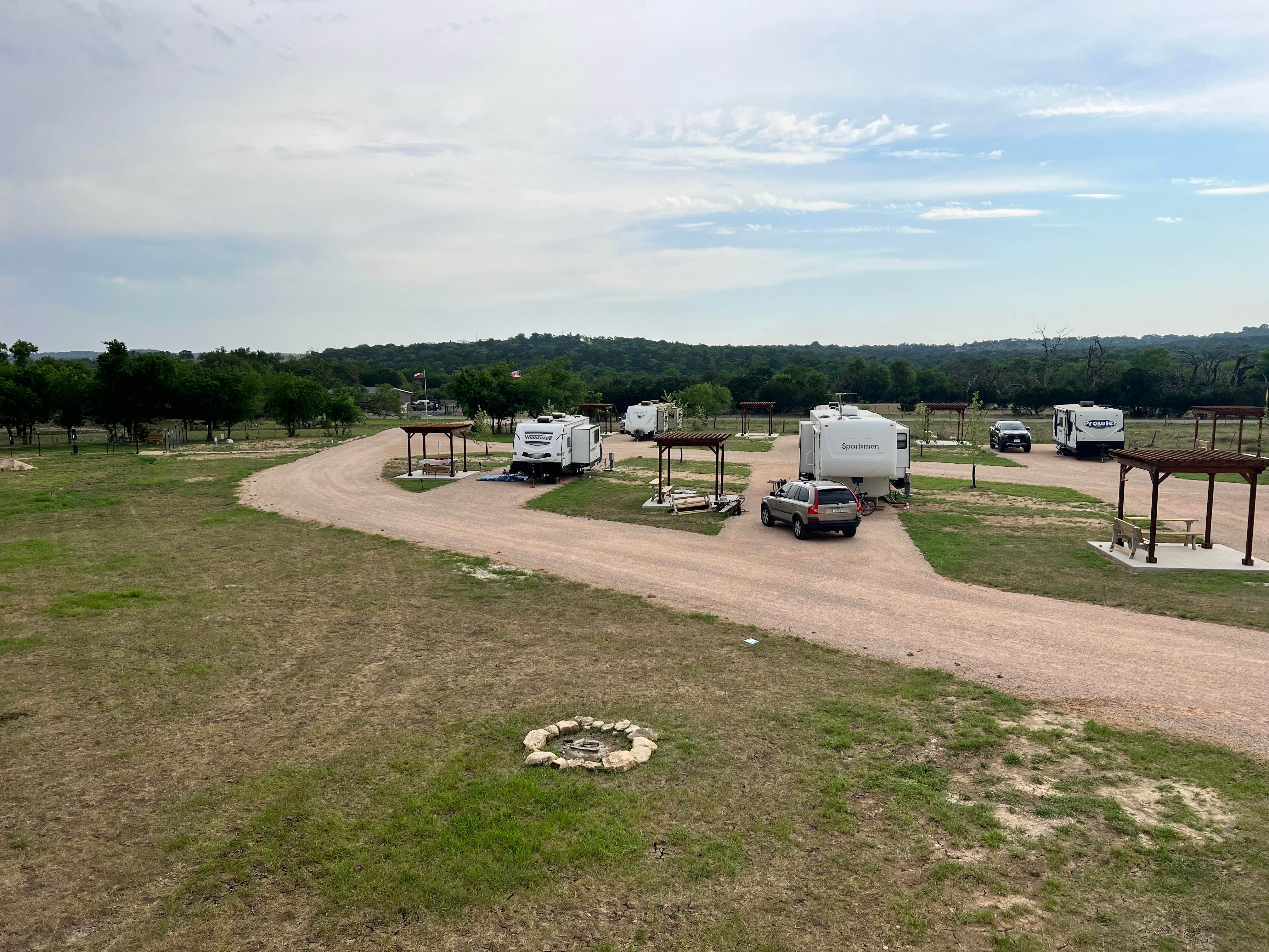 Camper-submitted photo at Limestone Charm RV Park near Stonewall, TX