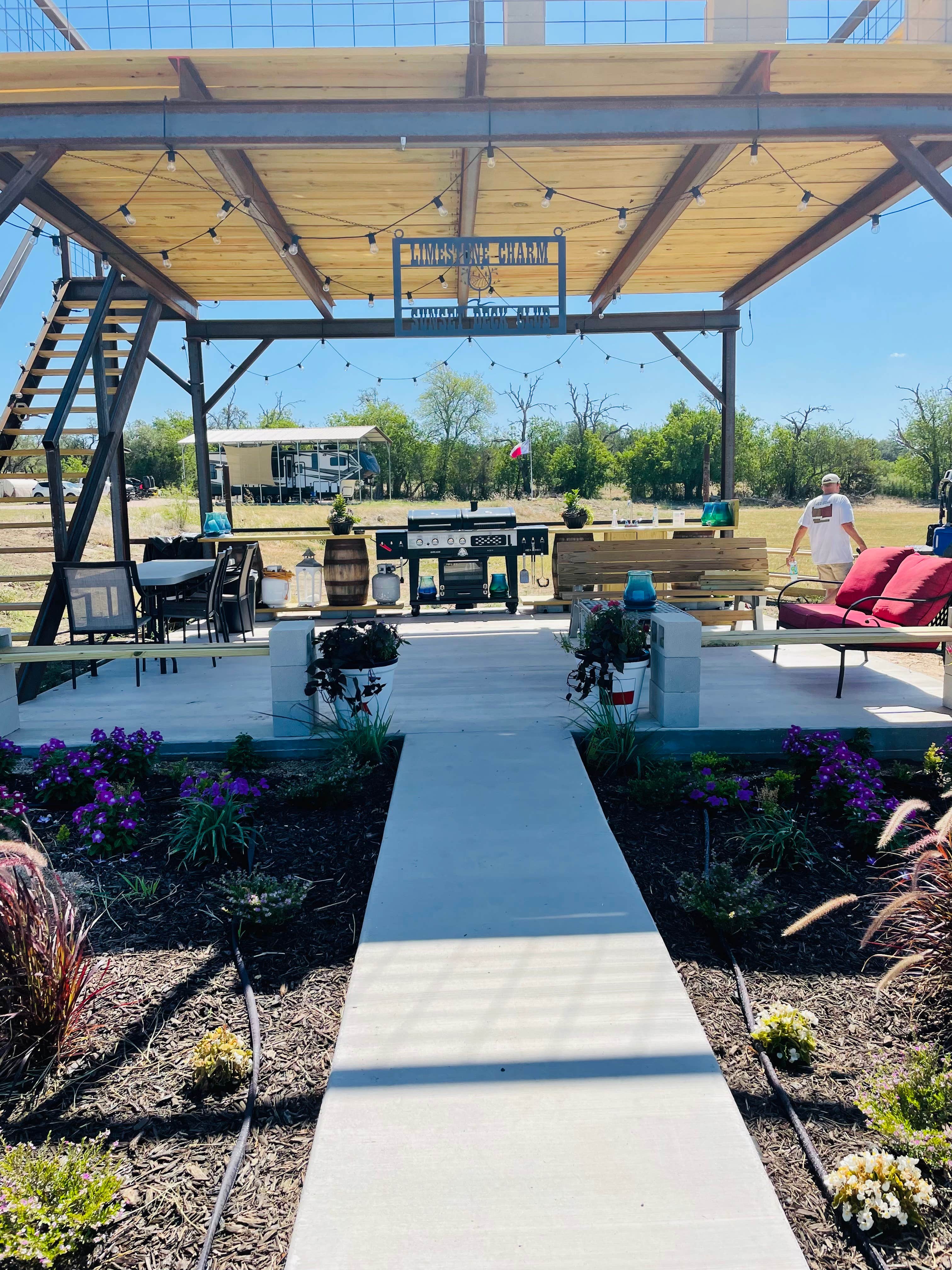 Camper-submitted photo at Limestone Charm RV Park near Stonewall, TX