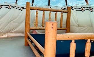 Love4travel T.'s photo of glamping accommodations at Devils Tower KOA in Wyoming