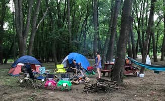 Amanda W.'s photo of tent camping at Kayak Morris near Orland Park, IL