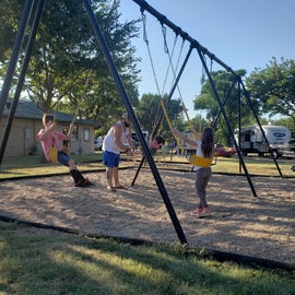Family fun at the play area