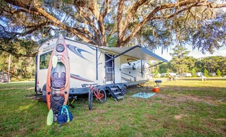 Camping near Silver Springs State Park Campground: Whimcycle Trail Resort At Santos, Belleview, Florida