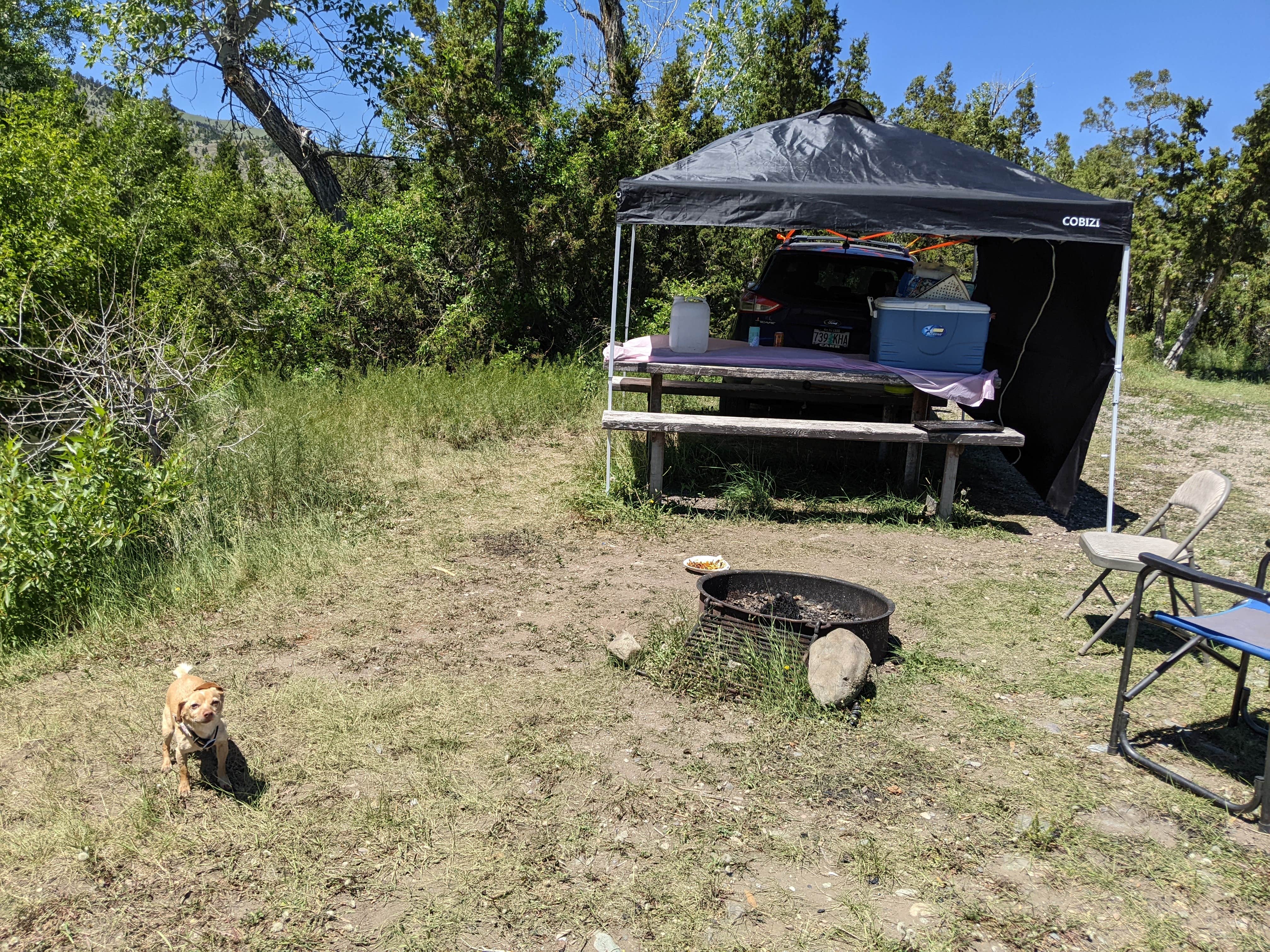 Camper-submitted photo at Crow Creek Campground near Radersburg, MT