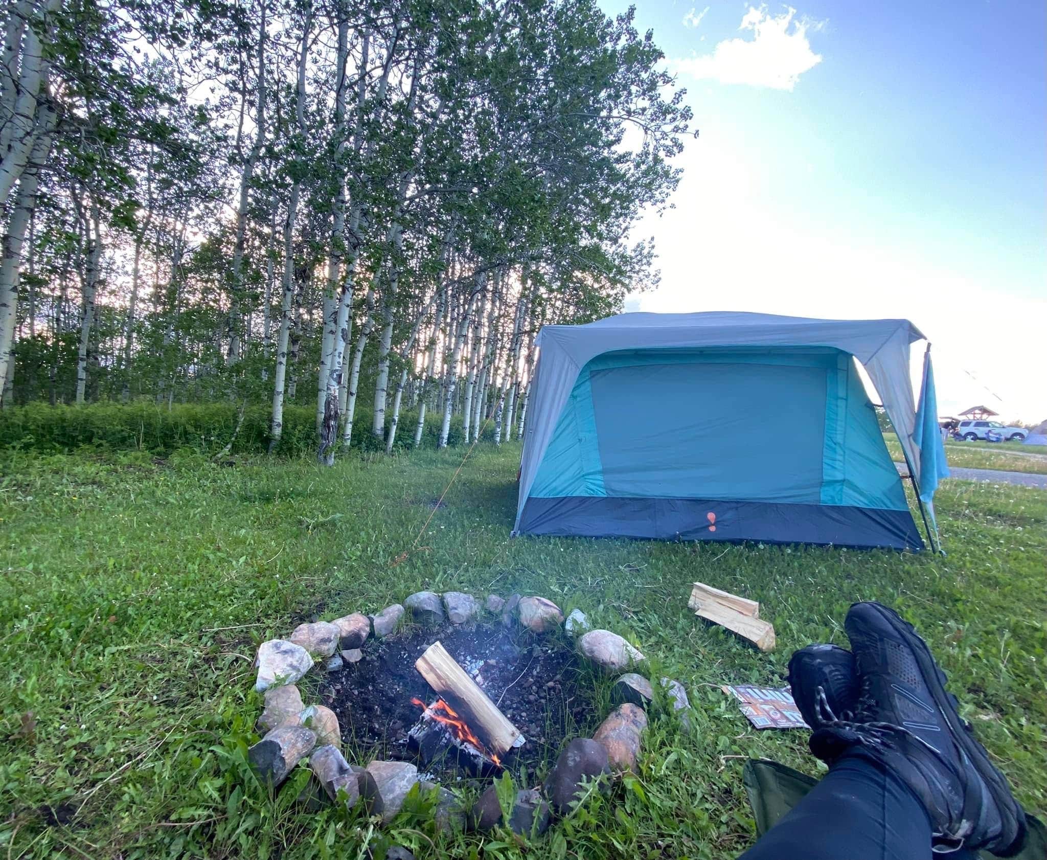 Camper-submitted photo at Chewing Blackbones Campground near Babb, MT