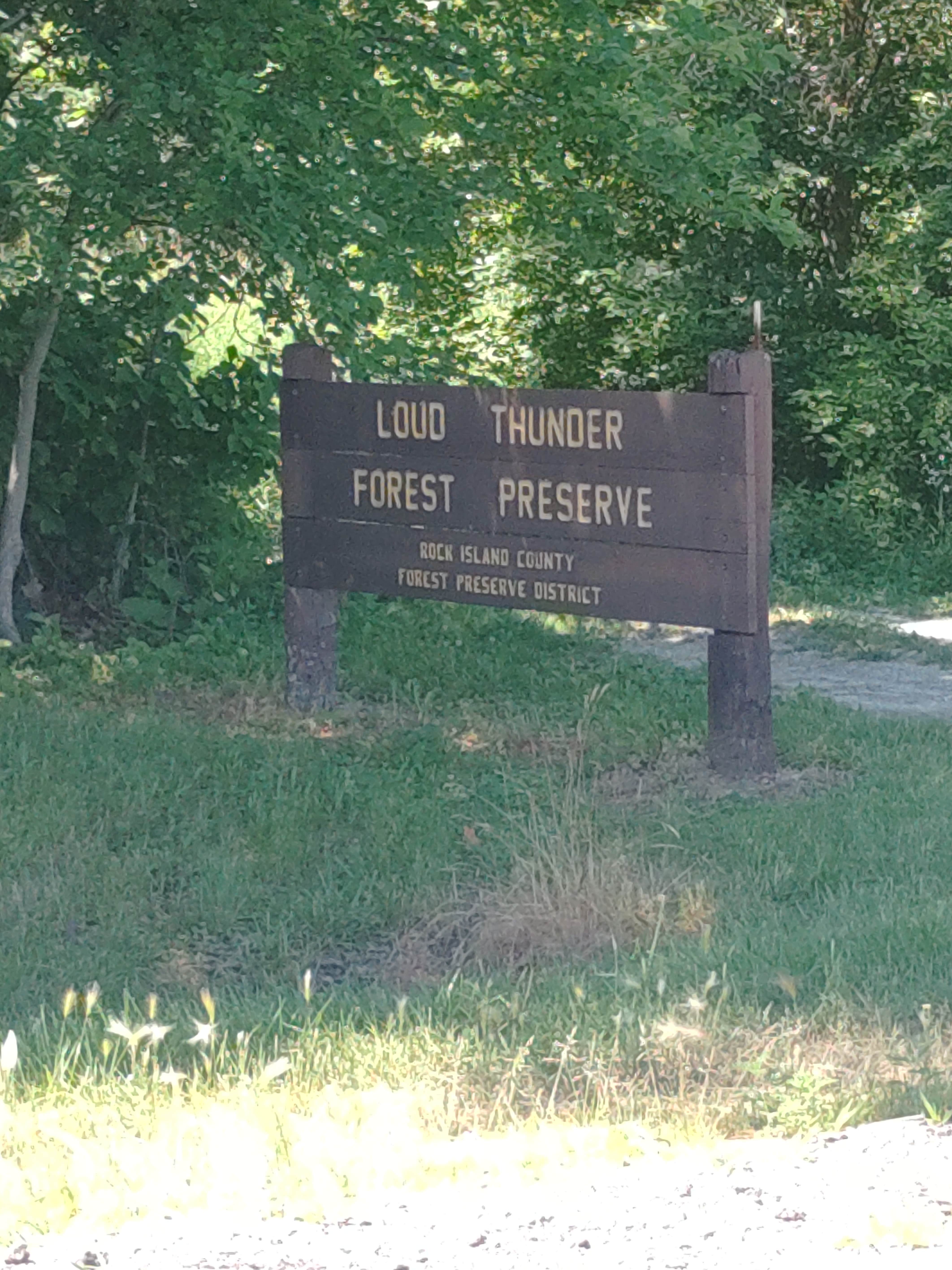 Camper-submitted photo at Loud Thunder Forest Preserve- White Oak Campground near Illinois City, IL