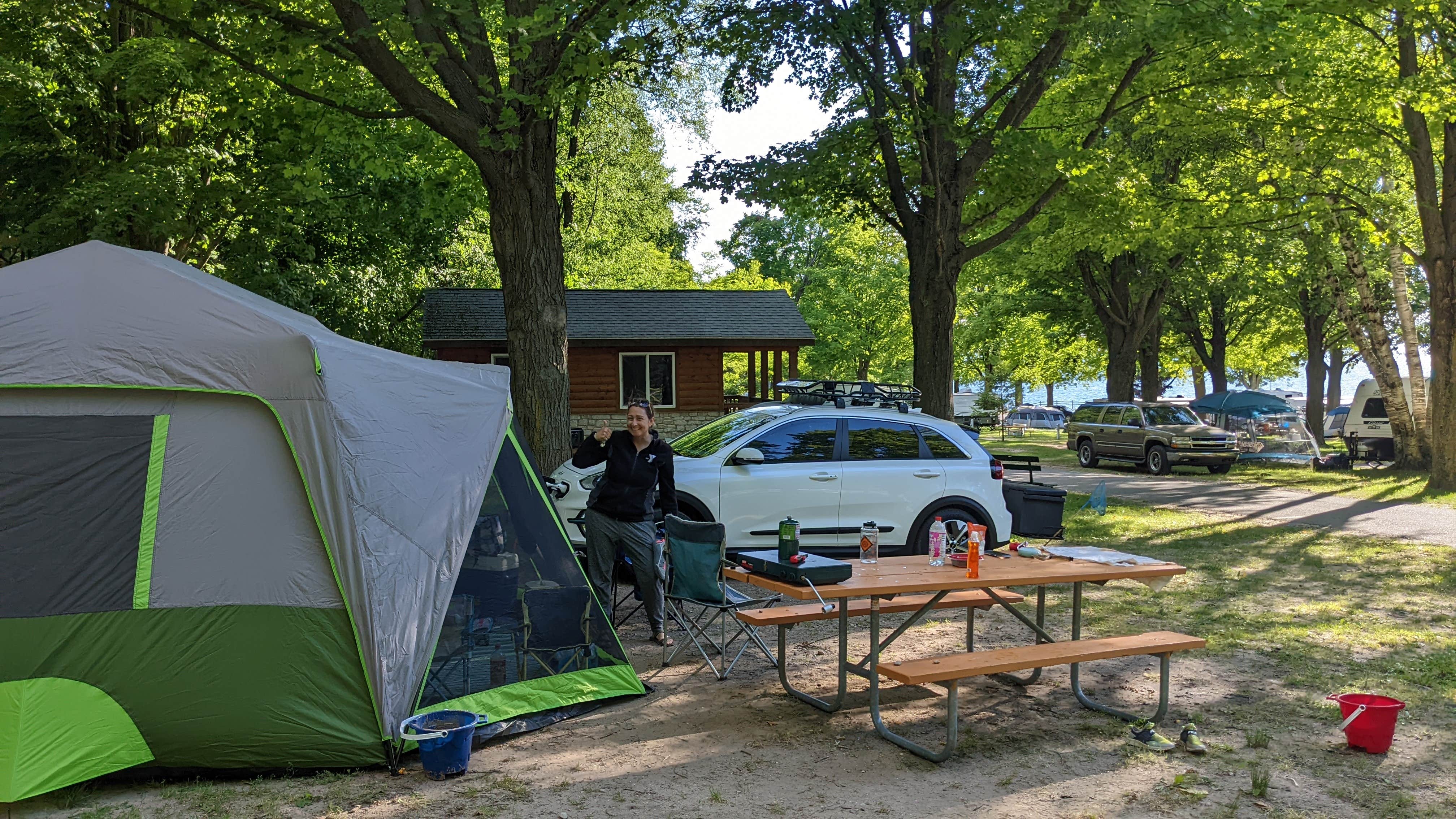Mark D.'s photo at Orchard Beach State Park Campground near Arcadia, MI