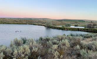 Camping near Frenchman Coulee Backcountry Campsites: Caliche Lake, Vantage, Washington