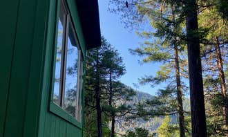 Camping near Bigfoot Flat: Sugar Pine Camp & Cabin, Willow Creek, California