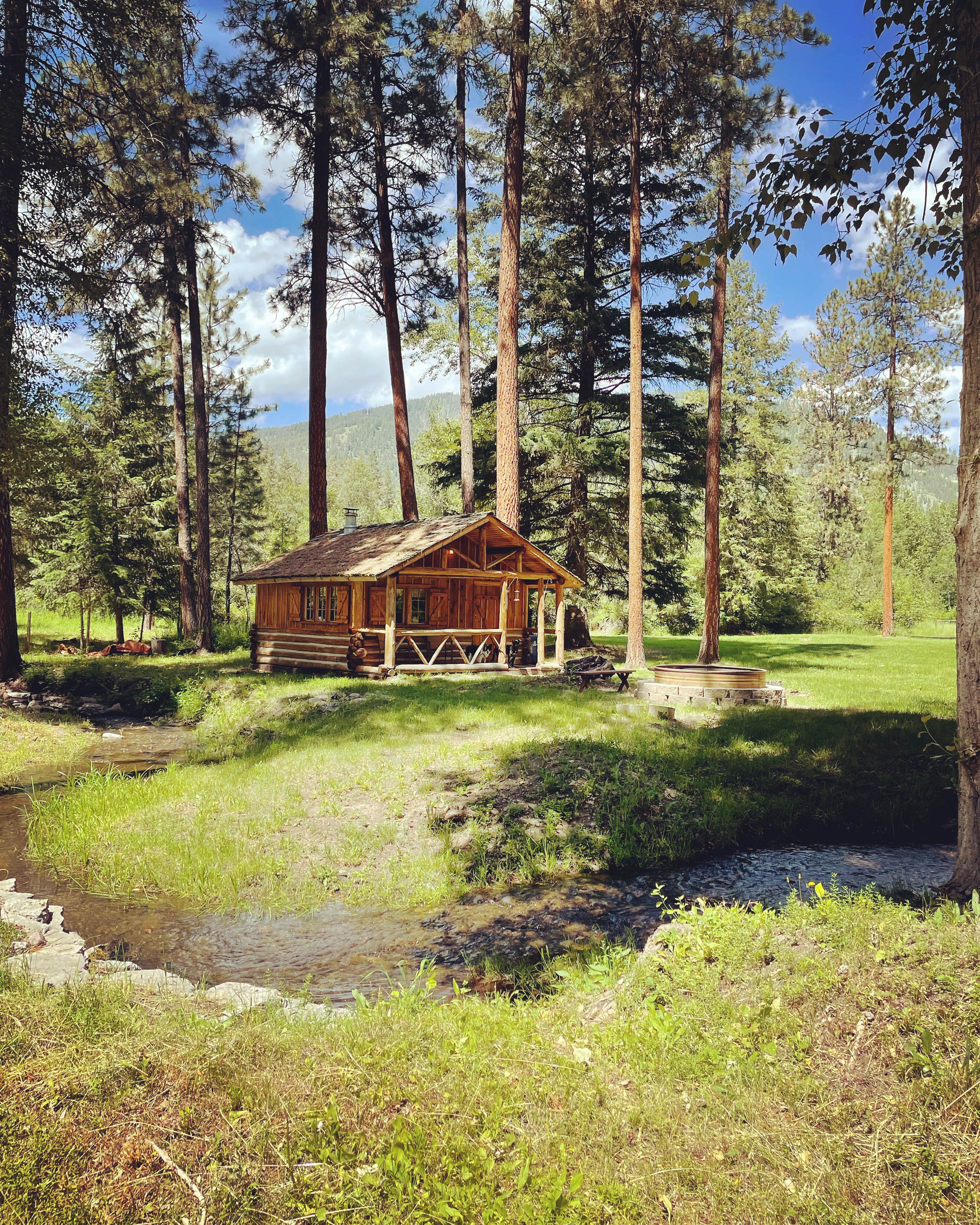Camper-submitted photo at The Holmestead - Dry Cabin near Florence, MT