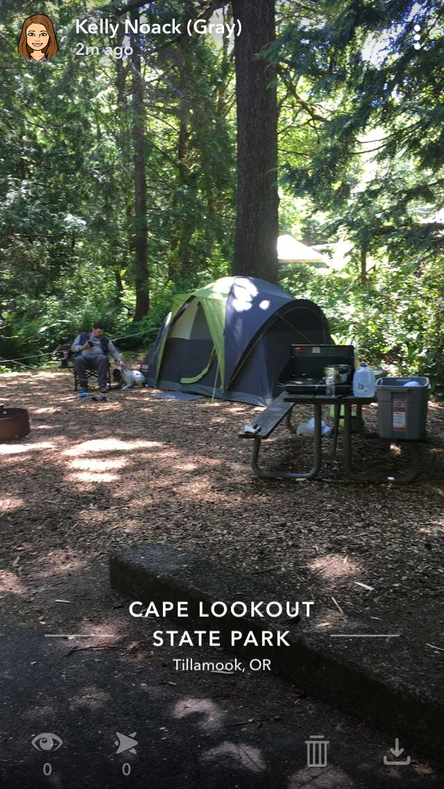 Kelly N.'s photo at Cape Lookout State Park Campground near Pacific City, OR