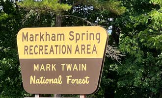 Camping near Peoples Creek - Lake Wappapello: Mark Twain National Forest Markham Springs Recreation Area, Poplar Bluff, Missouri