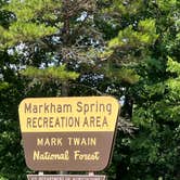 Review photo of Mark Twain National Forest Markham Springs Campground by Nicole F., June 30, 2022