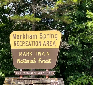 Camper-submitted photo from Mark Twain National Forest Markham Springs Recreation Area