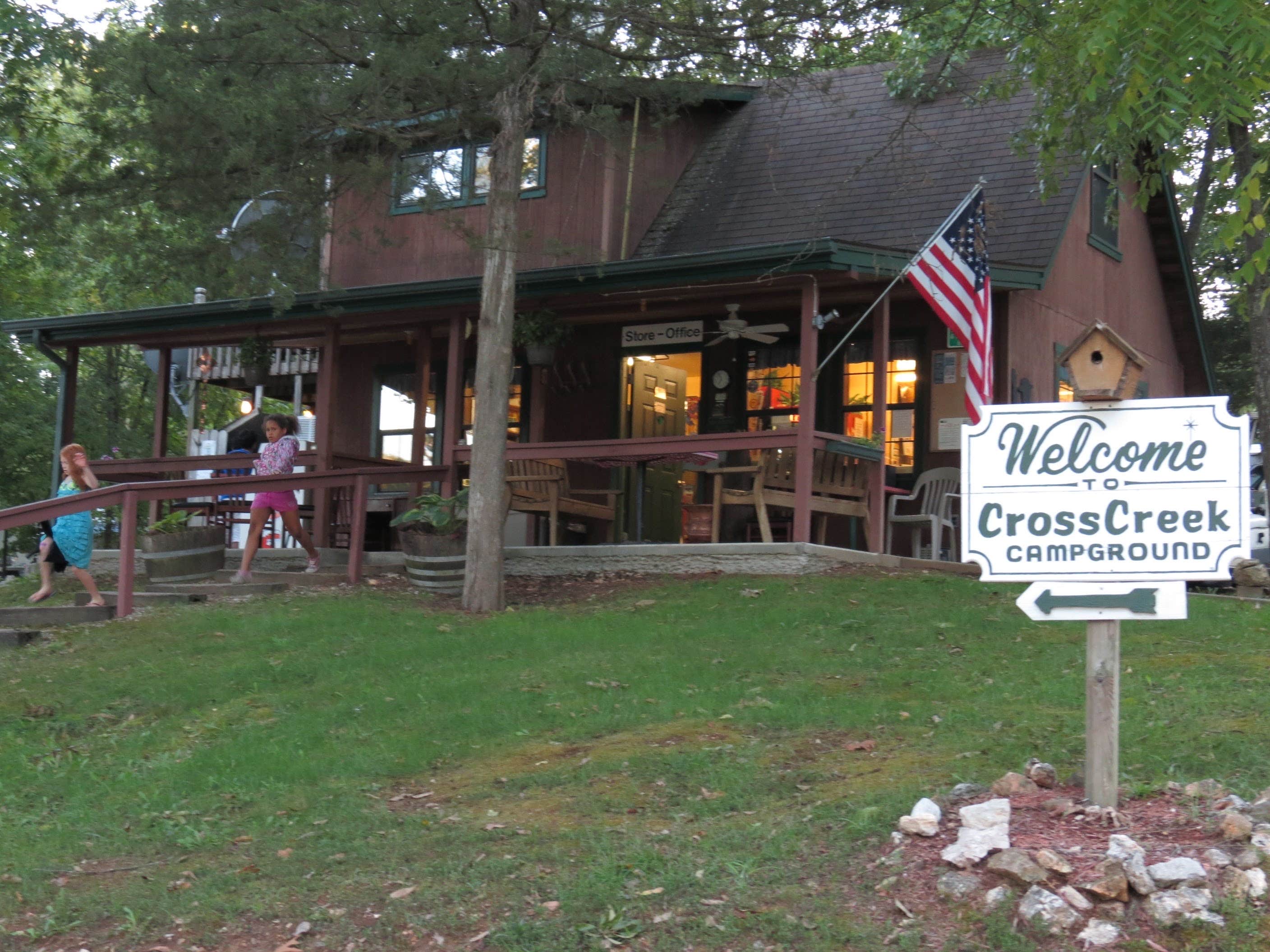 Keidra P.'s photo of a cabin at Cross Creek RV Park near Bennett Springs, MO