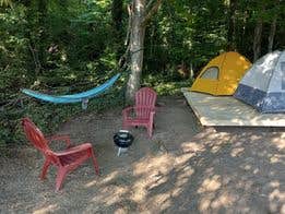 Lenore O.'s photo of tent camping at Camp Birdsong near Clinton, TN