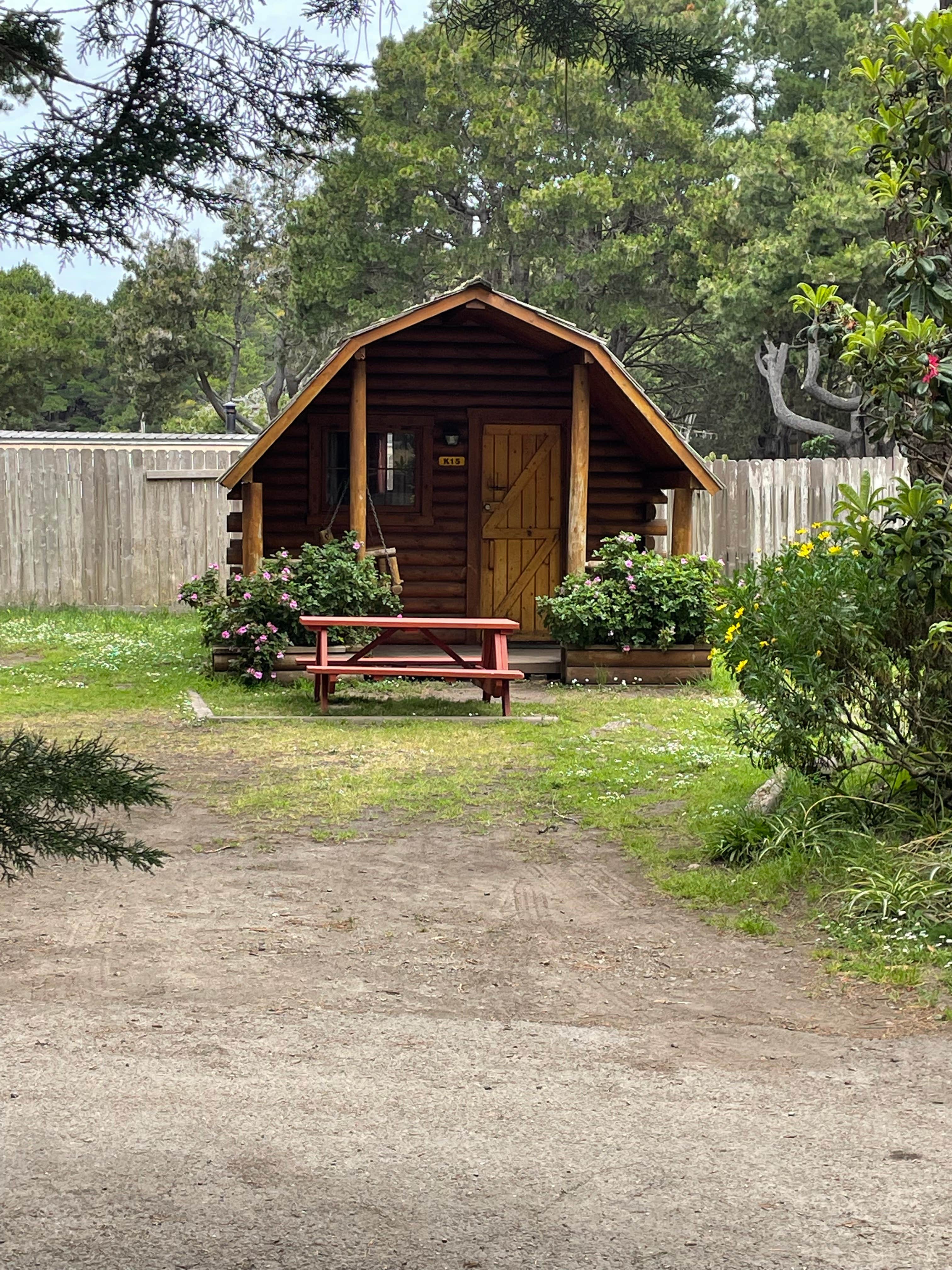Erika L.'s photo of glamping accommodations at Manchester Beach / Mendocino Coast KOA near Sea Ranch, CA