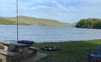 Swain K.'s photo of camping with pets at Marion County Park near Whiteside, TN