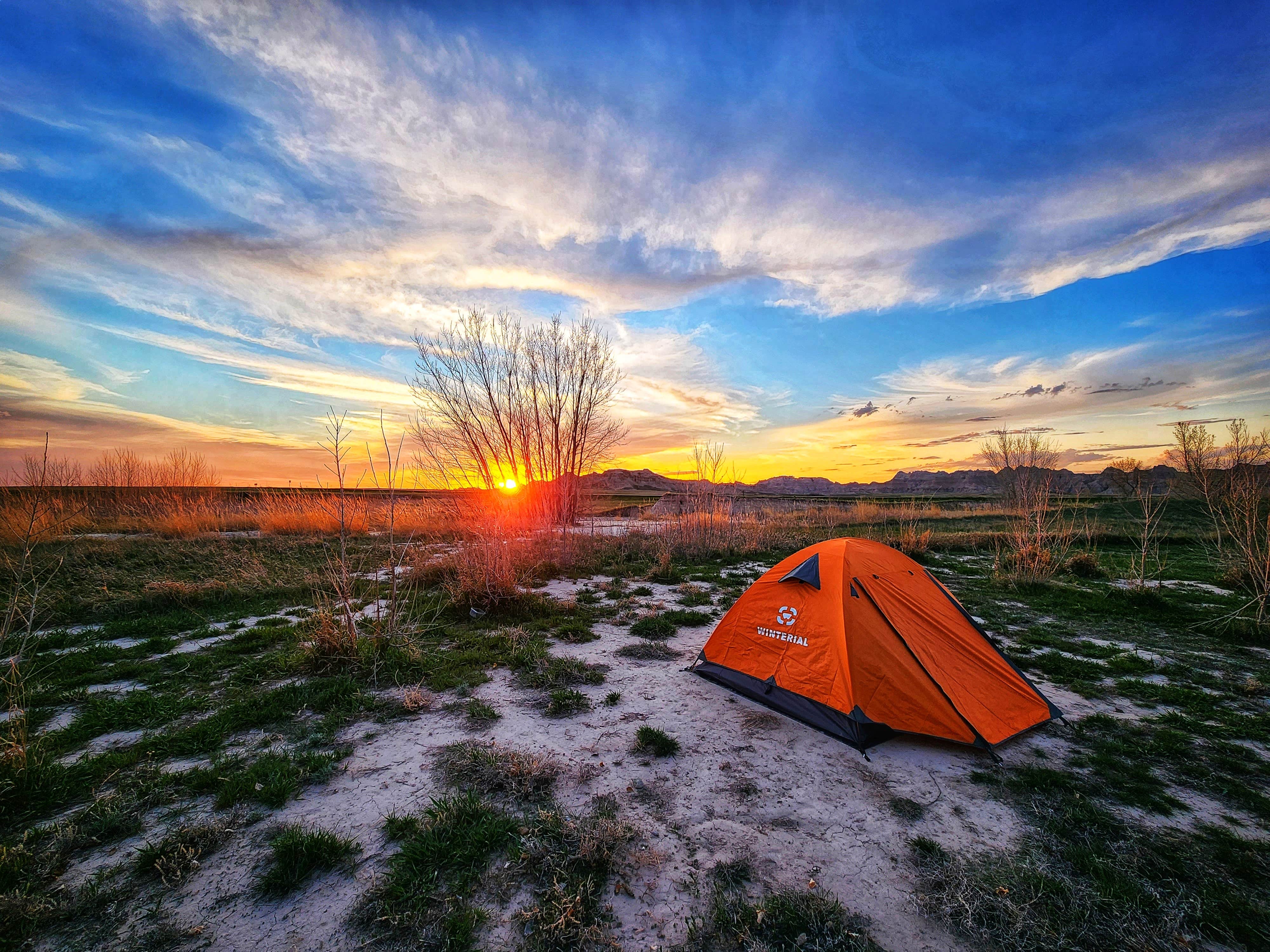 Cedar Pass Campground Badlands National Park Interior South Dakota