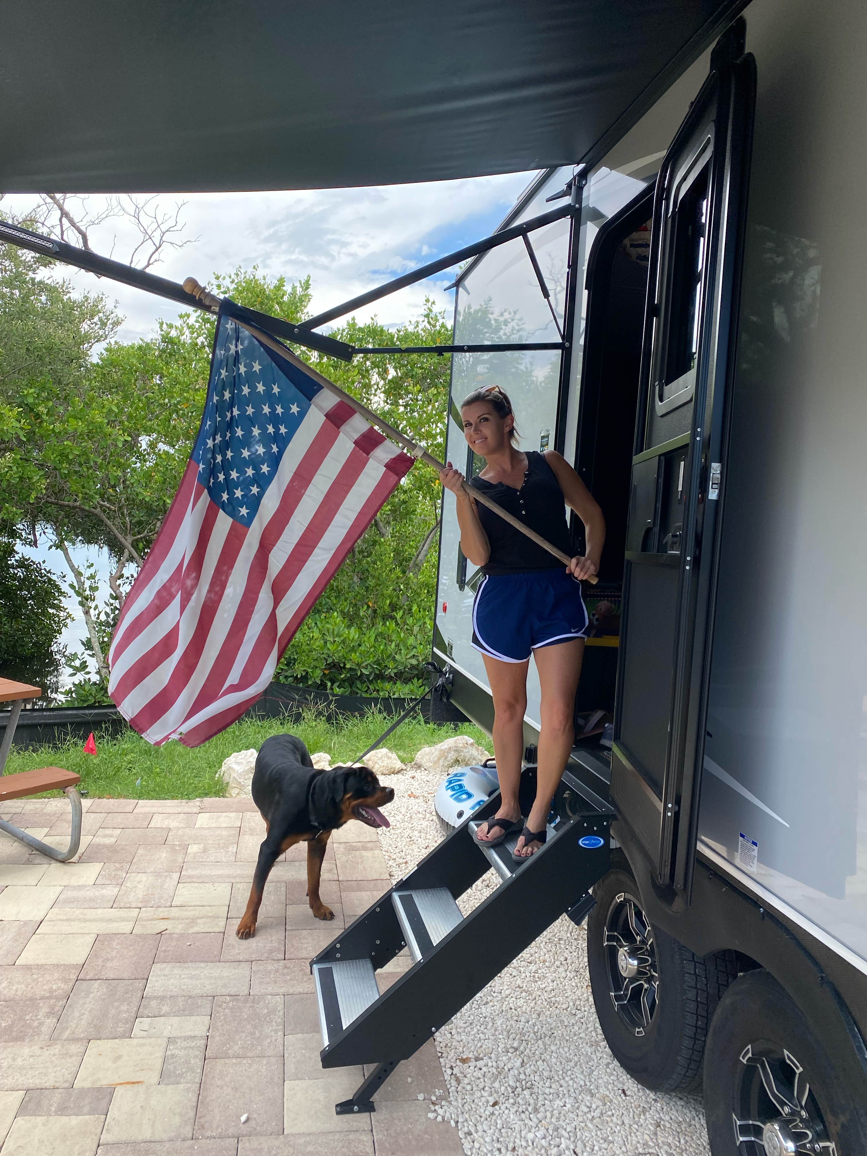 Ben F.'s photo of camping with pets at St. Petersburg-Madeira Beach KOA Holiday near Bay Pines, FL