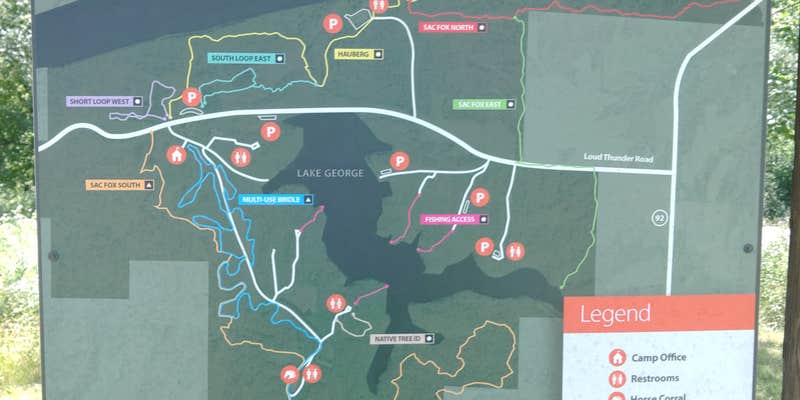 Camper submitted image from Loud Thunder Forest Preserve- White Oak Campground