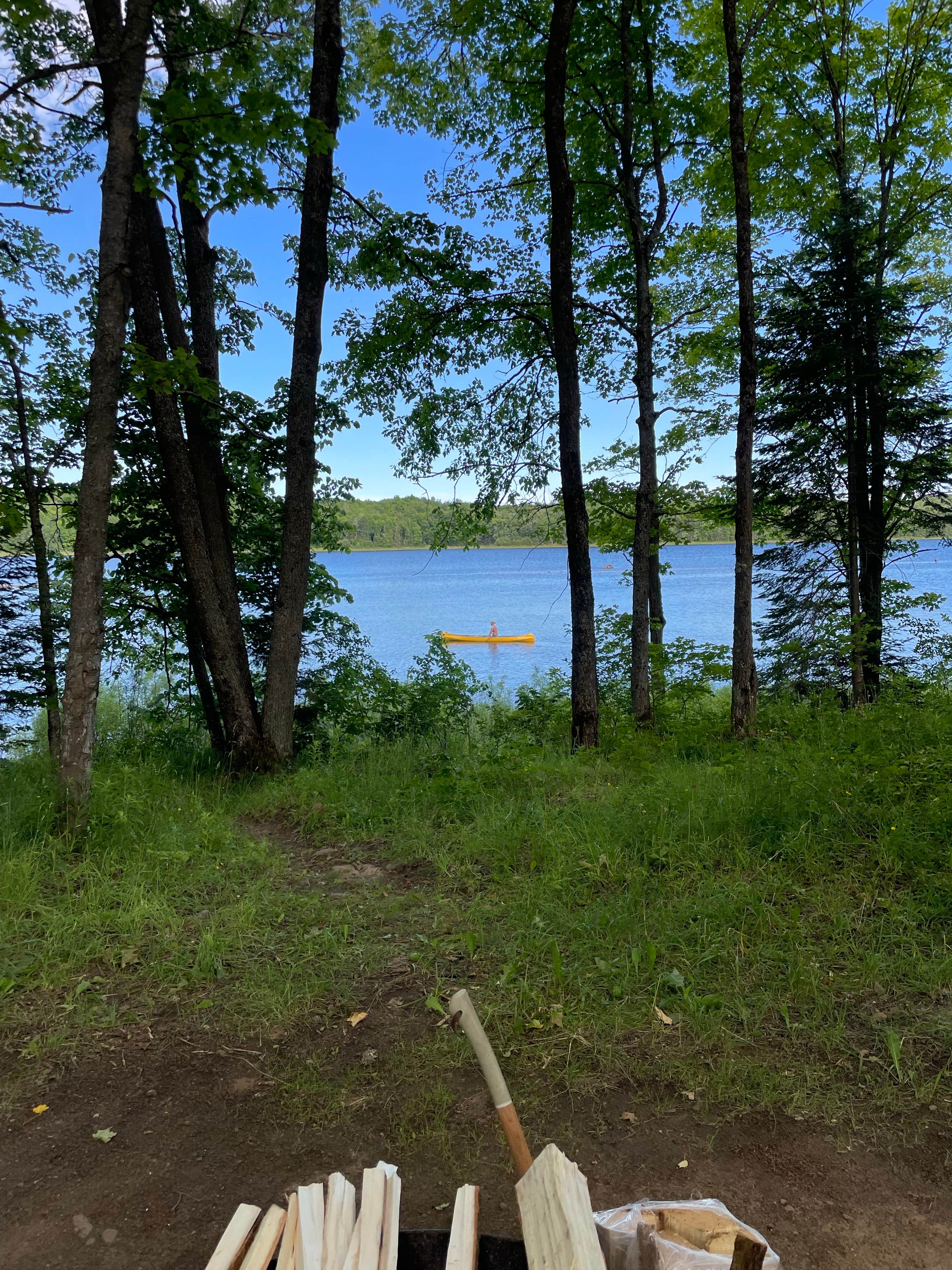 Camper-submitted photo at Forest Lake State Forest Campground near Trenary, MI