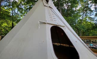 Jason P.'s photo of tent camping at TGL Adventures near Laceys Spring, AL