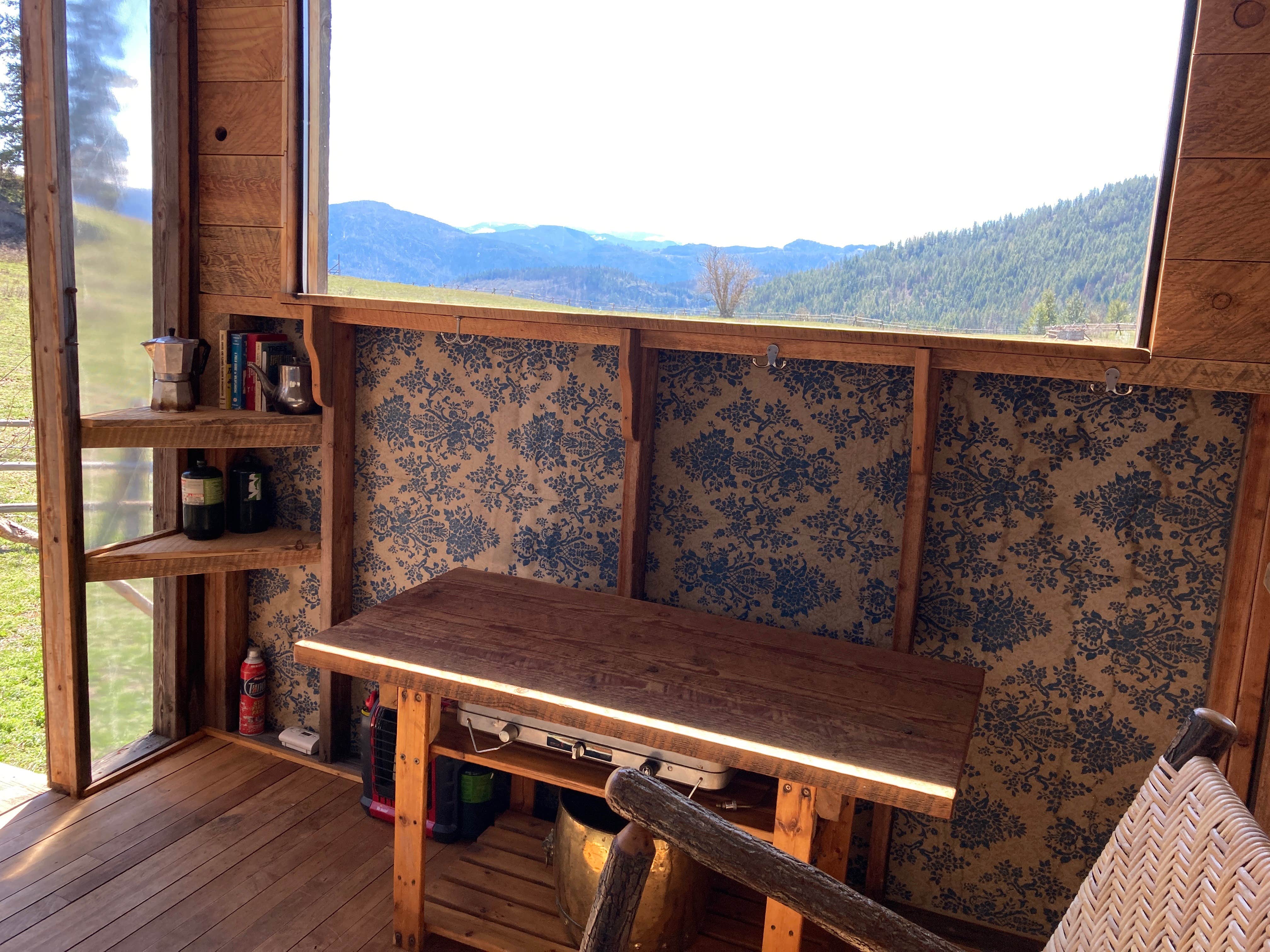 Camper-submitted photo at Iron Mountain Ranch Screen House near Northport, WA