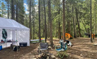 Angelique C.'s photo of tent camping at North Cottonwood Trailhead Dispersed Camping near Monarch, CO