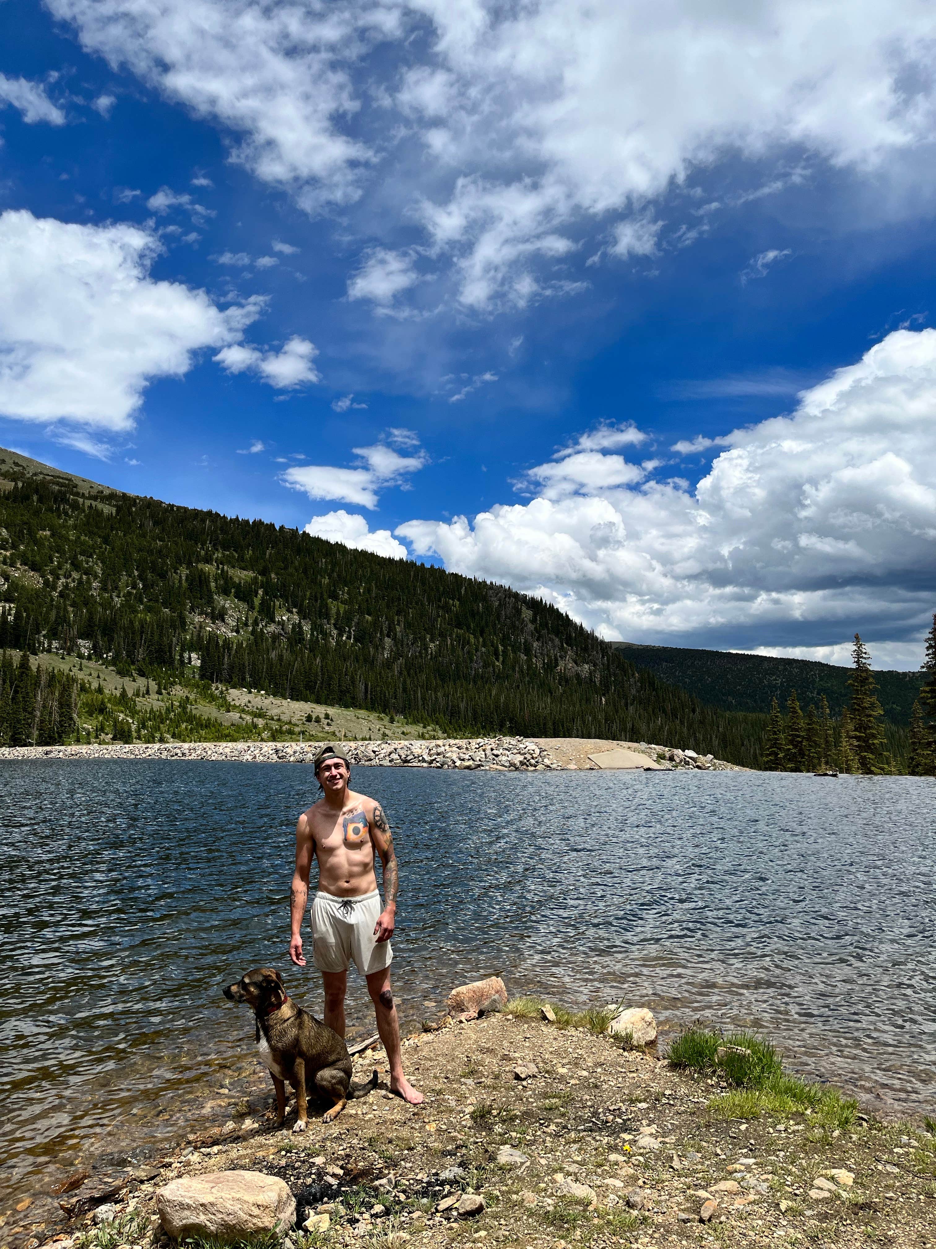 Zack B.'s photo of a dispersed camping area at Fall River Reservoir Dispersed Camping Trail near Kittredge, CO