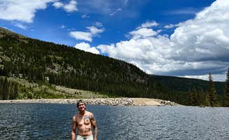 Zack B.'s photo of camping with pets at Fall River Reservoir Dispersed Camping Trail near Georgetown, CO