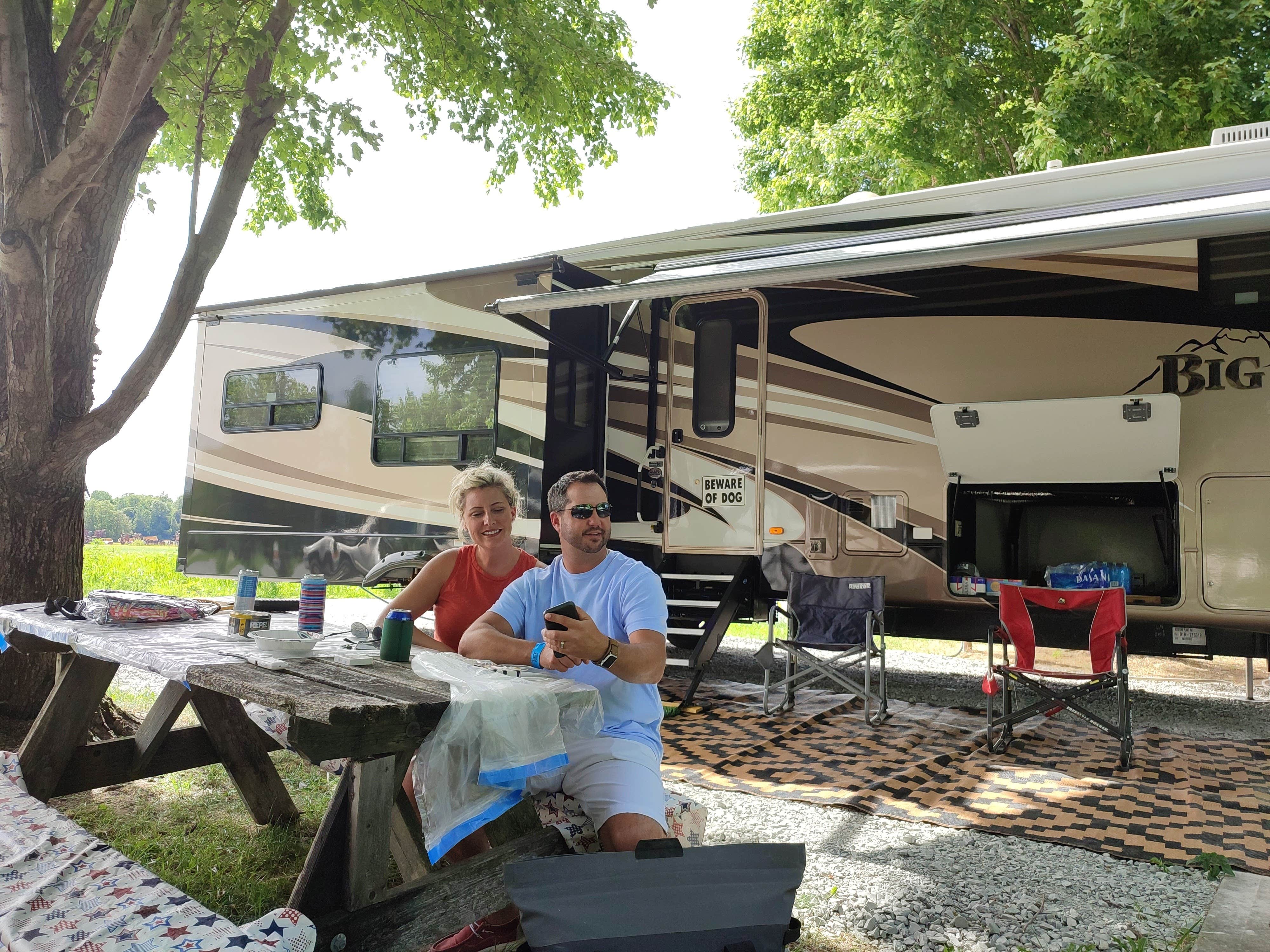 Christopher N.'s photo of rv camping at Mystic Waters Campground near Indianapolis, IN