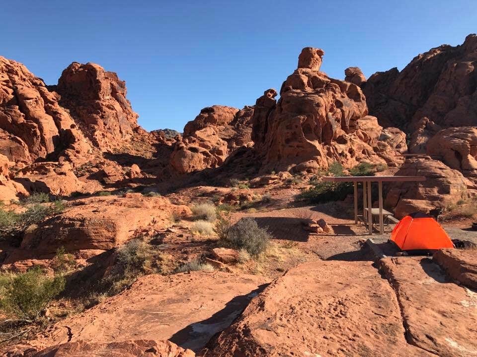 Melissa N.'s photo at Atlatl Rock Campground — Valley of Fire State Park in Nevada