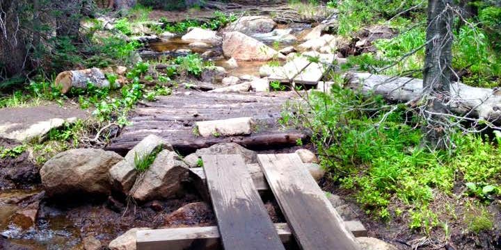 Camper submitted image from Rainbow Lakes Campground