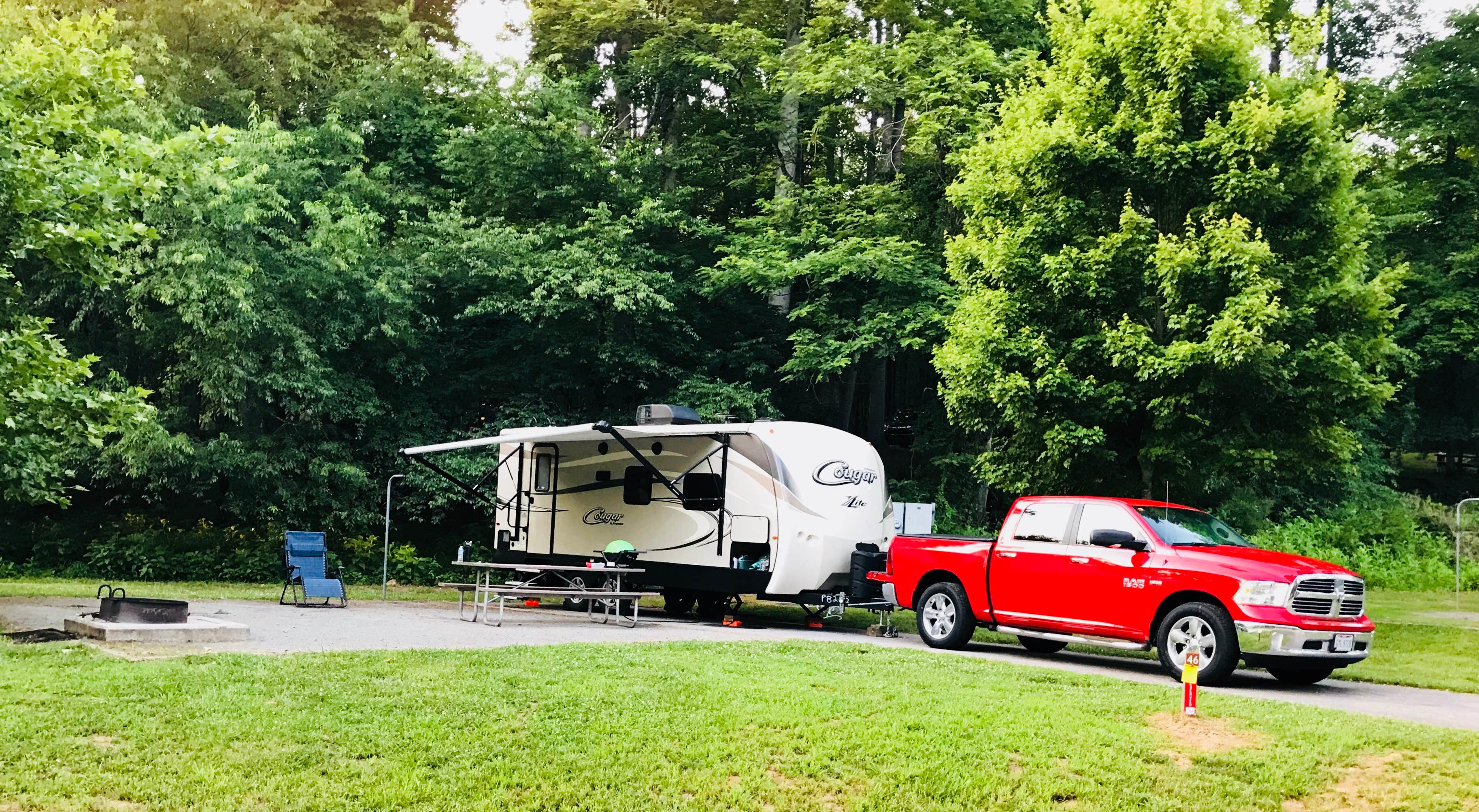 Charlie W.'s photo of rv camping at Stone Mountain State Park Campground near Moravian Falls, NC