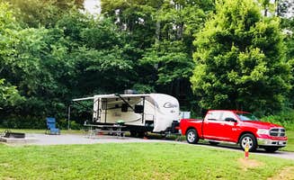 Charlie W.'s photo of rv camping at Stone Mountain State Park Campground near Fries, VA